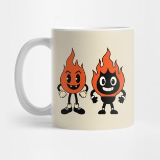 Retro Anime Couples Mug